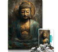 Buddha Statues 1000 Piece Jigsaw Puzzle for Adults And Teenagers,Pattern Assembly Fun at Home Activities,Birthday Present,Travel Gifts (50x75cm)