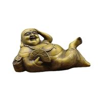 Buddha Statues for Home Decor Desktop Antique Brass Maitreya Buddha Crafts Ornaments Home Living Room Decorations Ornaments Bodhisattva Decoration Collectibles and Figurines