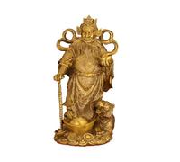 Buddha Statues for Home Decor Home Shop Opening Craft Decoration Gift Home Living Room Worship God of Wealth Bronze Ornaments Collectibles and Figurines