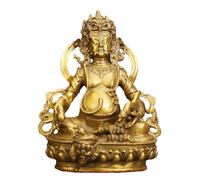 Buddha Statues for Home Decor Living Room Home God of Wealth Worship Brass Ornaments Office Store Opening Buddha Statue Decorations Collectibles and Figurines