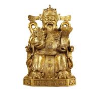 Buddha Statues for Home Decor Living Room Worship Home Brass God of Wealth Ornaments Buddha Statue Shop Feng Shui Sculpture Metal Crafts Collectibles and Figurines