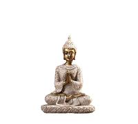 Buddha Statues for Home Decor Mini Buddha Figurine 16 Style Miniature Buddha Statue Nature Sandstone Fengshui land Buddha Sculpture Figurine Home Decorative Ornament 15 Buddha Statues