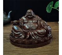 Buddha Statues for Home Decor Mini Buddha Figurine Chinese Feng Shui Laughing Buddha Statue Man-made Jade Stone Ornaments Big Maitreya Buddha Sculpture Figurines Home Decoration Buddha Statues