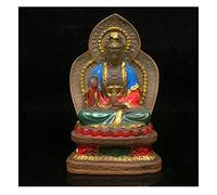 Buddha Statues for Home Decor The Living Room is Decorated with Glass Sakyamuni Sitting Buddha Decorations and Worshiping Old Buddha Statues at Home Decor