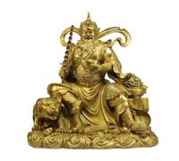 Buddha Statues for Home Decor Worship The God Of Wealth Buddha Statues Ornaments Home Bookshelf Feng Shui Decorative Sculptures Office Furnishings Collectibles and Figurines(Medium)