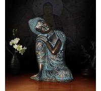 Buddha Statues in Southeast Asia, Resin Art Sculptures, Vintage Sleeping Buddha Statue，Handmade Garden Home Craft Statue Art collection