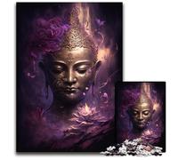Buddha Statues Jigsaw Puzzle 1000 Pieces cardboard Puzzles Fun at Home Activities, Birthday Present, Travel Gifts 26X38CM/10.23x14.96inch