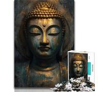 Buddha Statues Jigsaw Puzzles for Adults,Challenging To Complete But Fun And Humorous Birthday Present,Gifts,Wall Art (38x26cm)