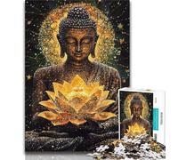 Buddha Statues Jigsaw Puzzles for Adults Teenagers Jigsaws Puzzle,Challenging Game And Family Play for Is Ideal As A Gift for The Whole Family 38x26cm