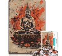 Buddha Statues JigsawPuzzle 1000 Pieces for Teenagers,Educational Games Home Decoration Deal As Gifts for The Whole Family 38x26cm