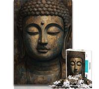 Buddha Statues Jigsaws 1000 Pieces for Teenagers,Family Game Stress Reliever Difficult Challenge Gifts for Friends And Family (75x50cm)