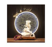 Buddha Statute Lotus Flowers can be Placed with Incense Strips Wooden Lamp Rings Buddha Statues Ornaments and Entrance Halls