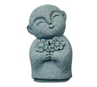 Buddha Stone Statue Little Buddhist Monks Tibetan Buddhism Figurines Zen Garden Ornament Statues Garden Decor Aquarium Buddhist