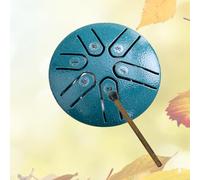 Buddha Stones Mini Steel Tongue Drum, 6 Note Worry Free Drum Handpan Drum, Mini Handpan Drum, Worry-Free Drum, Handpan Drum (Color : Green, Size : Arrow style)
