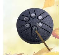 Buddha Stones Mini Steel Tongue Drum, 6 Note Worry Free Drum Handpan Drum, Mini Handpan Drum, Worry-Free Drum, Handpan Drum (Color : Navy blue, Size : Arrow style)