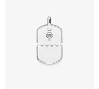 Buddha To Buddha Silver Dog tag Pendant 667 ONE
