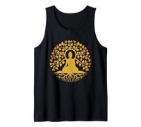 Buddha Tree of Life Meditation Roots Asian Spiritual Tank Top