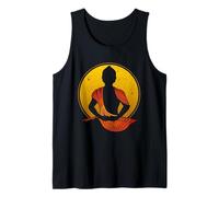 Buddha Vintage Zen Buddhism Yoga Meditation Spiritual Tank Top