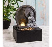 Buddha Water Fountain Light Tranquility Garden Decor Outdoor Indoor Home Office Decoration