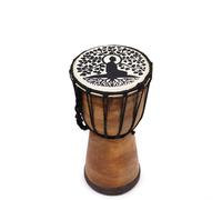 Buddha Wide Top Djembe Drum - 13cm
