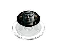 Buddha with Headphones Mindfulness Music Boho Zen Buddhism PopSockets PopGrip for MagSafe