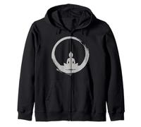 Buddha Zen Buddhism Japanese Yoga Spiritually Gift Zip Hoodie