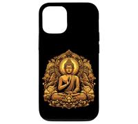Buddha Zen Meditation Tee Buddhism Yoga Spiritual Case for iPhone 12/12 Pro