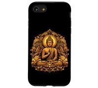 Buddha Zen Meditation Tee Buddhism Yoga Spiritual Case for iPhone SE (2020) / 7 / 8