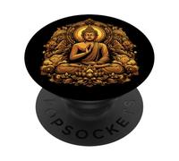 Buddha Zen Meditation Tee Buddhism Yoga Spiritual PopSockets Adhesive PopGrip
