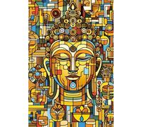 Buddha Zen Notebook: 6" x 9", 100 lined pages, every page with a beautiful Buddha, spiritual buddhist writing notebook