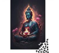 Buddha2 Puzzle for Adults And Teenagers 1000 Pieces Wooden Puzzles for Teenagers Gifts Brain Teaser Game 1000pcs (75x50cm)