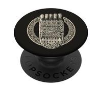 Buddha's Footprint or Buddhapada Dharmachakra PopSockets Adhesive PopGrip