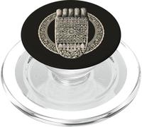 Buddha's Footprint or Buddhapada Dharmachakra PopSockets PopGrip for MagSafe