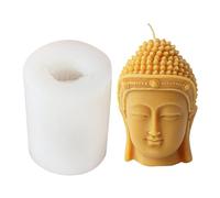 Buddhas Head Craft Mold Easy to Clean Silicone Mold for Buddhas Head and Chocolate Buddhist Gift