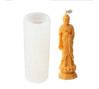 Buddhas Mold Religious Silicone Mold Non-Stick Easy to for Making Plaster Home Decorations Buddhas Molds Molds Silicone Statue Holder