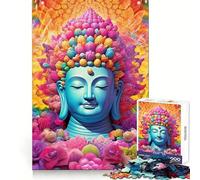 Buddhas Sacred Serenity Jigsaw for Adults 1000 Pieces Brain Activity Quiet Recreation Accurate Cut Birthday Gift (50x75cm)