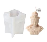 Buddhas Shaped Silicone 3D Statue Making Tool Resin Gypsum Home Decors Silicone