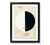 Buddhas Standpoint by Hilma Af Klint Framed Print | A2 Black Framed Wall Art | Ready to Hang | Modern Nature Picture | Living Room Bedroom Lounge Office