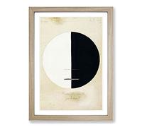 Buddhas Standpoint by Hilma Af Klint Framed Print | A2 Oak Framed Wall Art | Ready to Hang | Modern Nature Picture | Living Room Bedroom Lounge Office