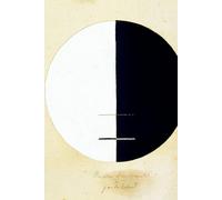 Buddhas Strandpoint in the Earthly Life No. 3 - Hilma af Klint - Harcover Notebook: 120 Lined Pages 6" x 9" Journal Diary Notepad