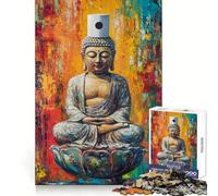 Buddha's Toilet Paper Crown Jigsaw for Adults 1000 Pieces Brain Activity Quiet Recreation Accurate Cut Birthday Gift (50x75cm)