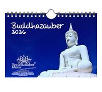Buddhazauber DIN A5 Calendar for 2026 Zen Buddha Buddhism Feng Shui Seelenzauber