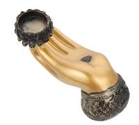 Buddhism Candleholder Resin Decorative Home Ornament Golden