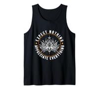Buddhism Expect Nothing Appreciate Everything Om Yoga Gift Tank Top