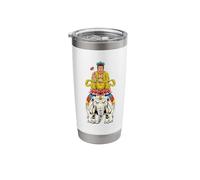 Buddhism God Bodhisattva Samantabhadra Stainless Steel Insulated Tumbler
