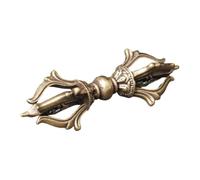 Buddhism Vajra Pestle Brass Tabletop Adornment Golden
