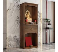 Buddhist Altar Cabinet, Large Storage Cabinet with Drawers, Multi-Purpose Lockers for Home Use, Prayer Meditation Table for Bedroom, Living Room, Office