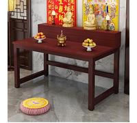 Buddhist Altar Table for Meditation and Prayer, Chinese Pedestal Offering Table for Living Room Temples, 200x80x109cm