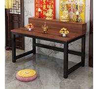 Buddhist Altar Table for Meditation and Prayer, Chinese Pedestal Offering Table for Living Room Temples, 200x80x109cm