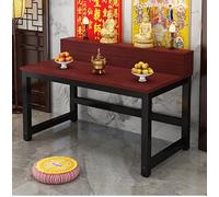 Buddhist Altar Table for Meditation and Prayer, Chinese Pedestal Offering Table for Living Room Temples, 200x80x109cm